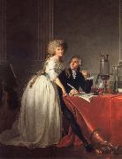 Antoine-Laurent Lavoisier and His Wife Jacques-Louis David